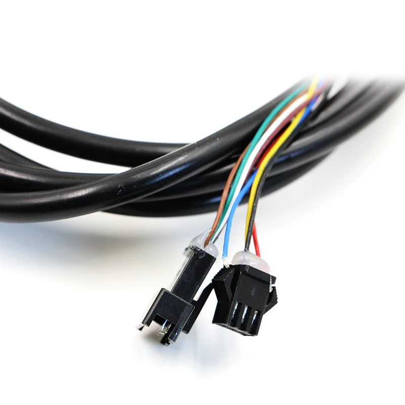 

Black Waterproof Main Cable for Ebike Four Connector Wires for EBike Connect the Brake Lever and light for Ebike Accessories