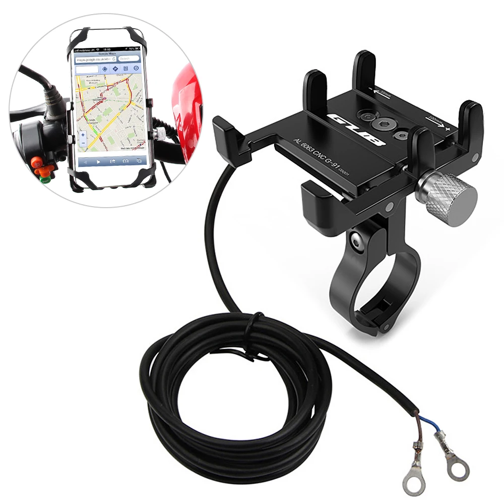 Держатель для телефона мотоцикла регулируемый руль передняя подставка