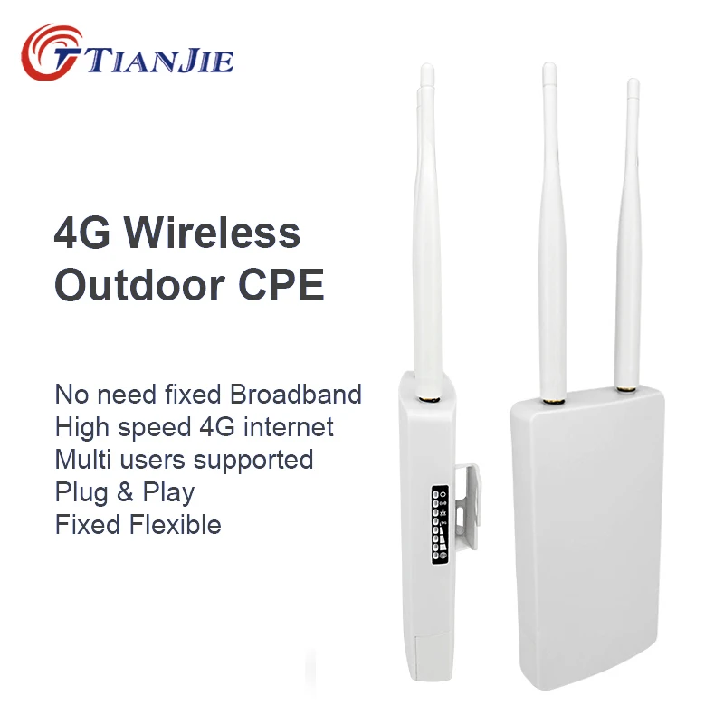 TIANJIE CPE905 Smart 3g 4G wifi роутер домашняя точка доступа 4G RJ45 WAN LAN wifi модем маршрутизатор CPE 4G wifi роутер с слотом для sim-карты