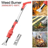 electric weed burner killer universal lighter 3 in 1 bbq fire starter burning grass and charcoal flame device