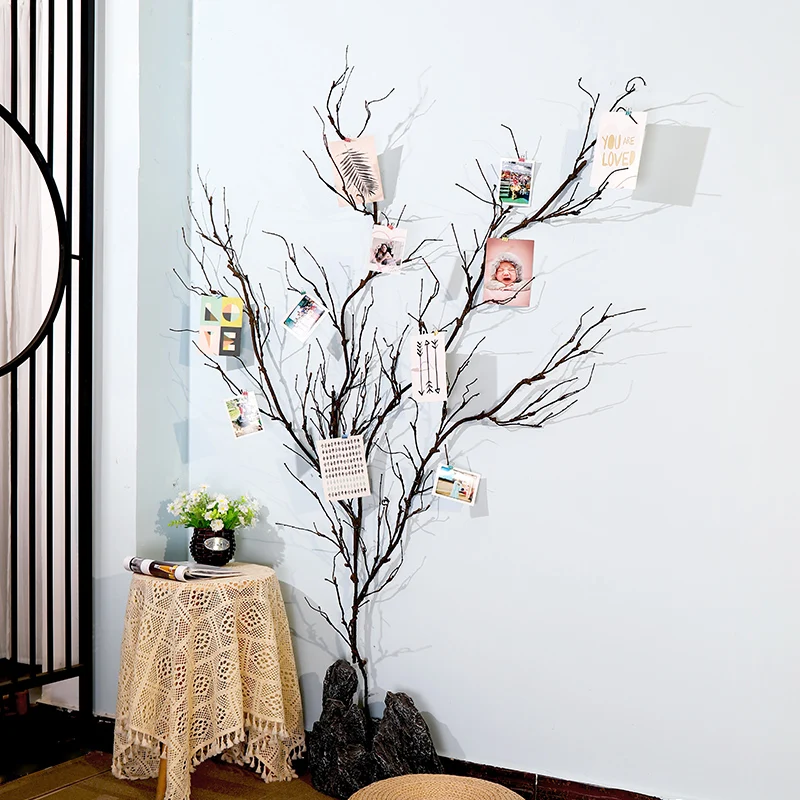 

160cm Artificial Plants Trees Branches Twig Fake Maple Tree Rattan Silk Flower Vine For Home Room Wedding Wall Garden Decoration