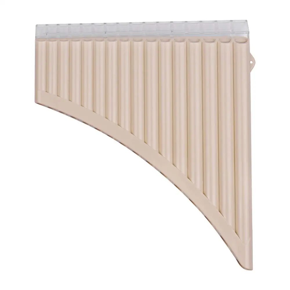 

16 Pipe Pan Flute Panpipes C Key Pan Pipes for Beginners Students with Mouthpiece Carry Bag