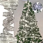 Рождественское украшение, украшения для рождественской елки 2022, Новогодняя Рождественская лента со стандартным рождественским подарком, Свадебный декор