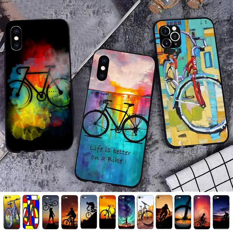 

Babaite Amazing Mountain Bike Bicycle MTB Phone Case for iPhone 11 12 13 mini pro XS MAX 8 7 6 6S Plus X 5S SE 2020 XR case