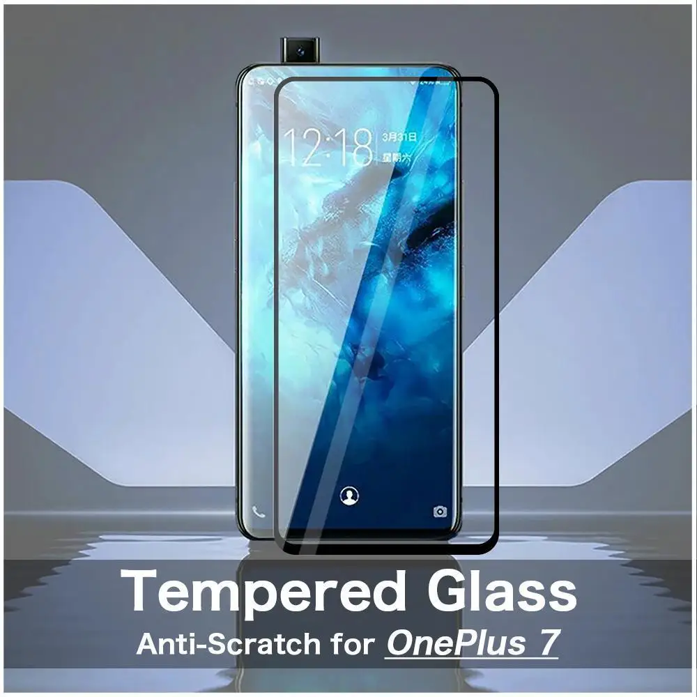 Премиум полное покрытие закаленное Стекло для OnePlus 7T Pro Экран протектор
