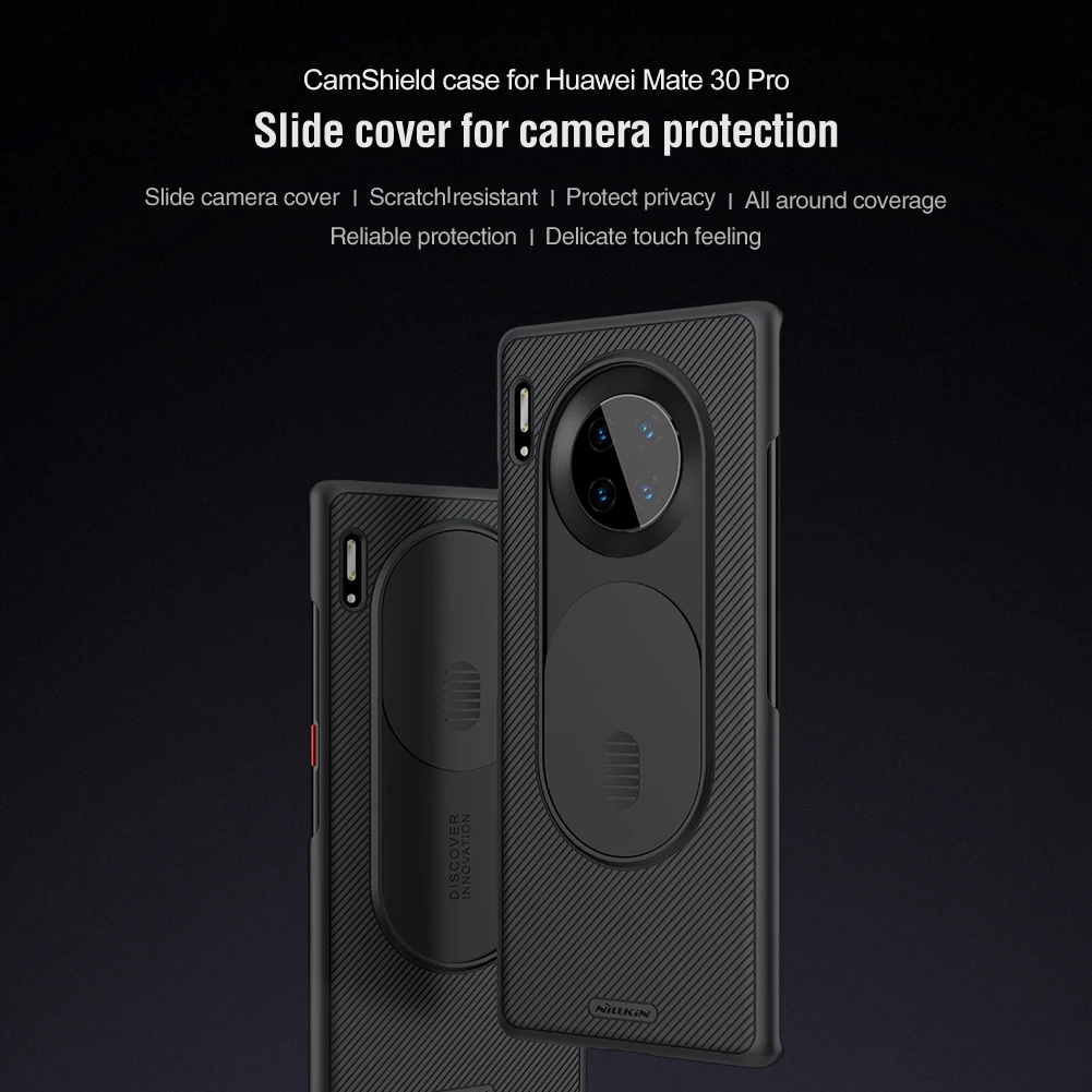 Чехол NILLKIN для Huawei Mate 30 с скользящей крышкой защиты камеры Pro защитный чехол