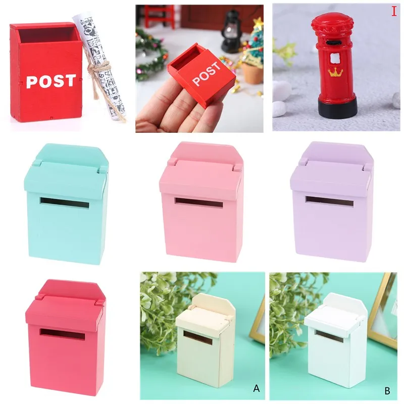 Деревянный почтовый ящик для кукольного домика миниатюрная сказочная садовая