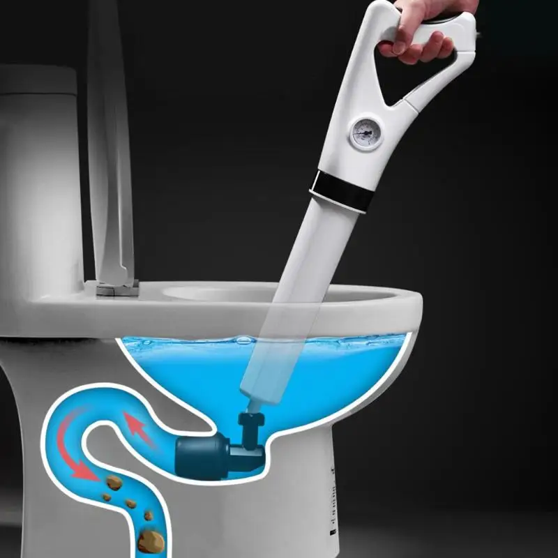 Ванная комната высокого давления Воздушный Слив бластер пистолет Мощный Туалет