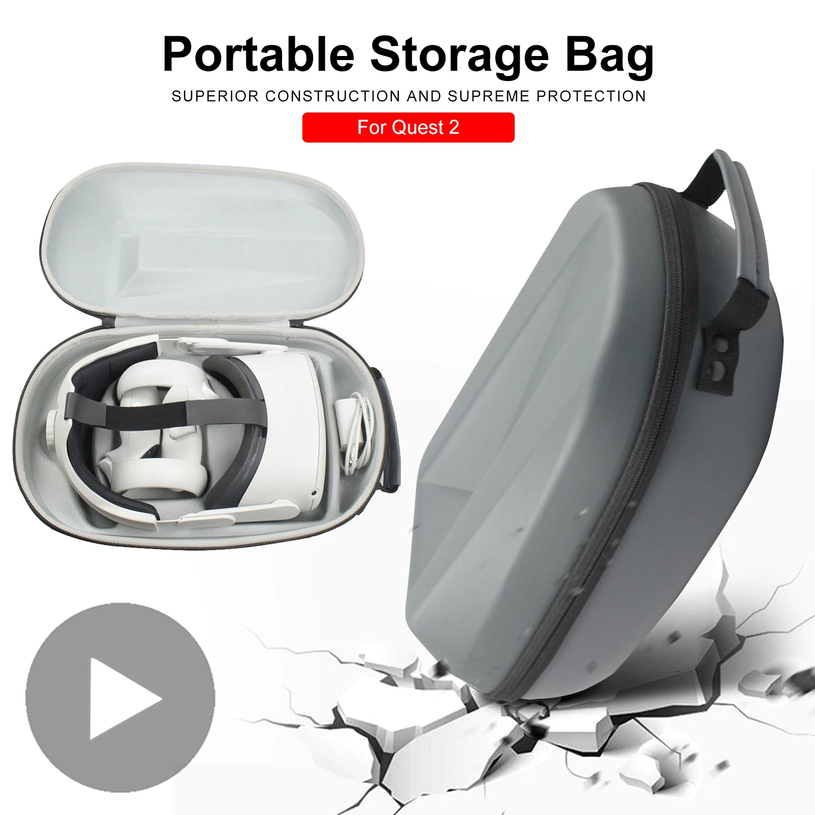 Чехол для переноски Quest2 Oculus Quest 2 сумка хранения футляр аксессуары VR Очки