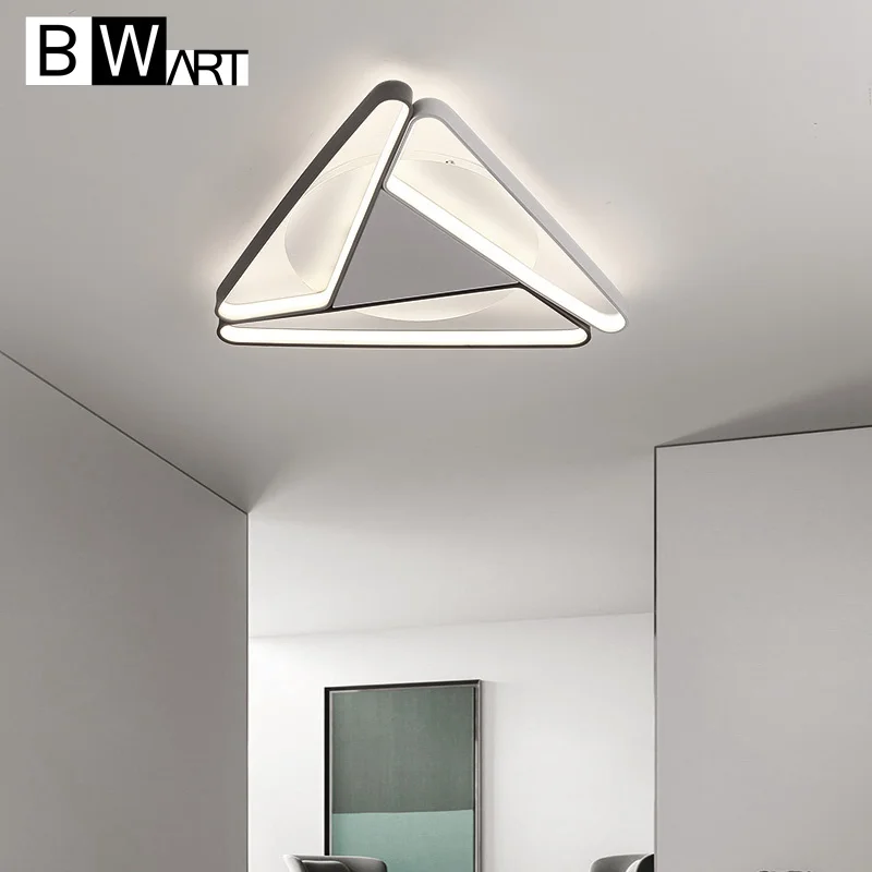 Современная потолочная светодиодная люстра декоративный светильник черного и