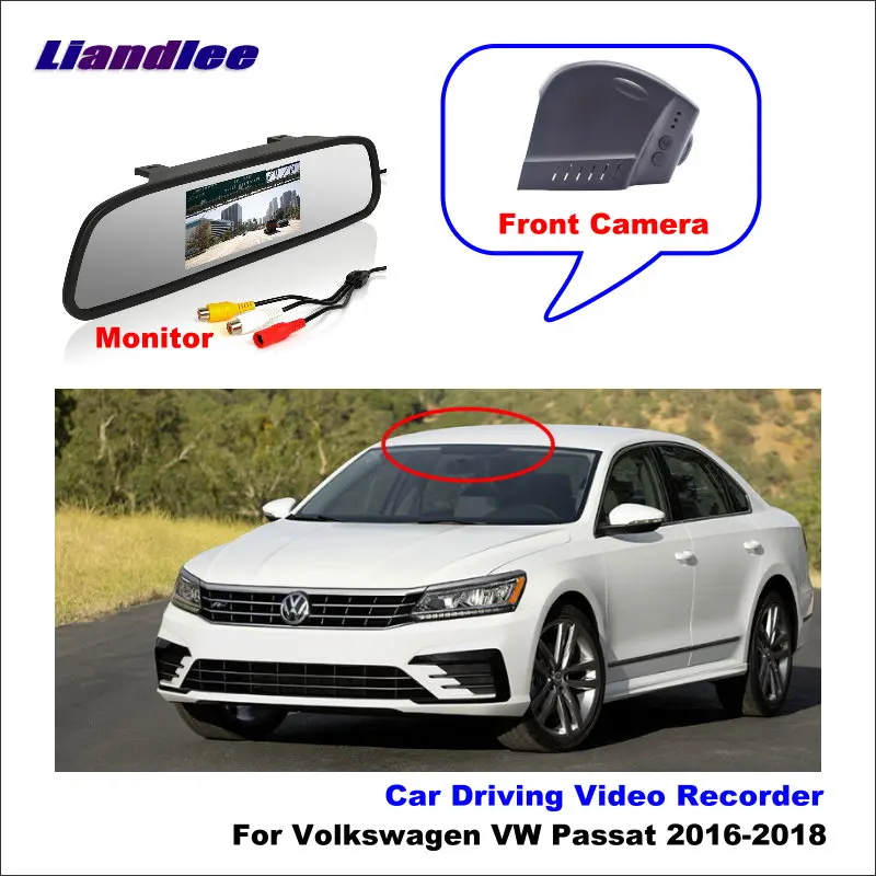 

Car DVR Driving Video Recorder Front Camera For Volkswagen VW Passat 2016 2017 2018 Hidden Mini Wifi Dash Cam 1080P Accessories
