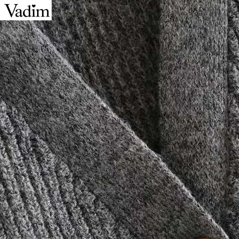Женское элегантное платье vadim трикотажная однотонная верхняя одежда пальто с
