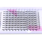 12 рядовЧехол 3D  10D сборные готовые русский объем вентилятор ресницы из искусственной норки, оптовая продажа ресниц для наращивания ручной работы полный Длинные Накладные ресницы из Натурального Волоса для макияжа