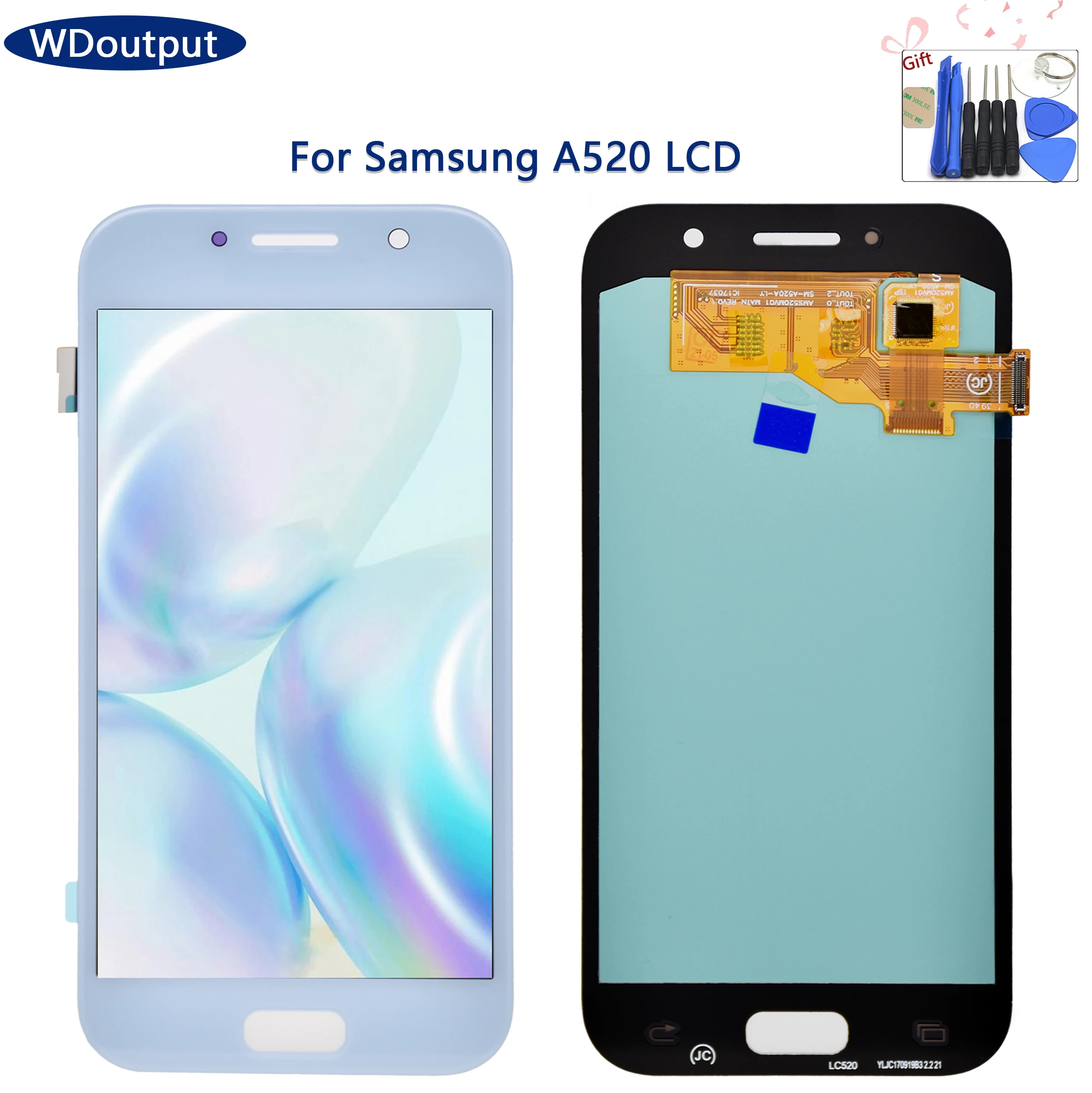 5 0 &quotSuper AMOLED для Samsung Galaxy A5 2017 SM-A520F A520 LCD сенсорный экран дигитайзер сборки