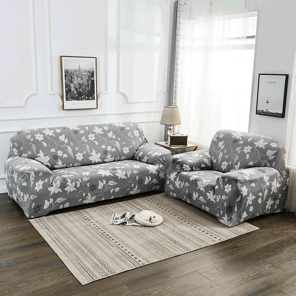 Современные эластичные чехлы для диванов гостиной спандекс все включено