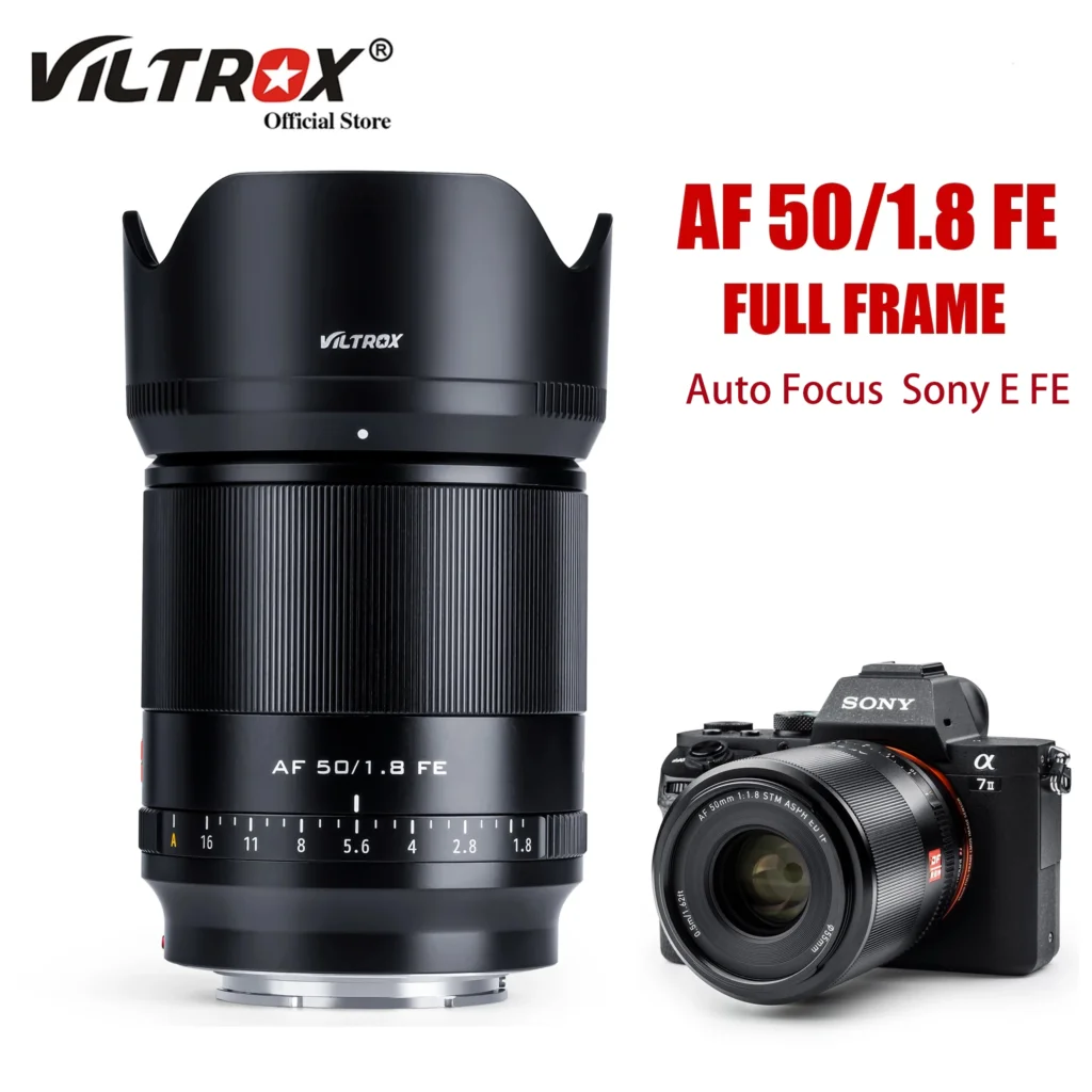 

Viltrox 50 мм F1.8 Полнокадровый основной портретный объектив большая апертура Автофокус Объектив для камеры Sony E mount полнокадровая камера s