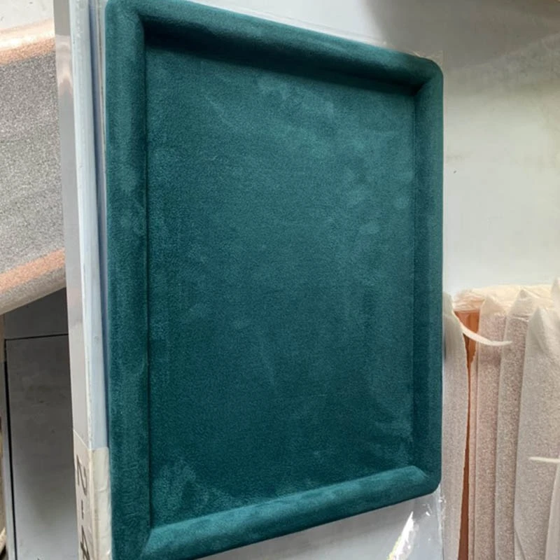 Зеленая витрина для ювелирных изделий Штабелируемая ожерелья браслета кольца |