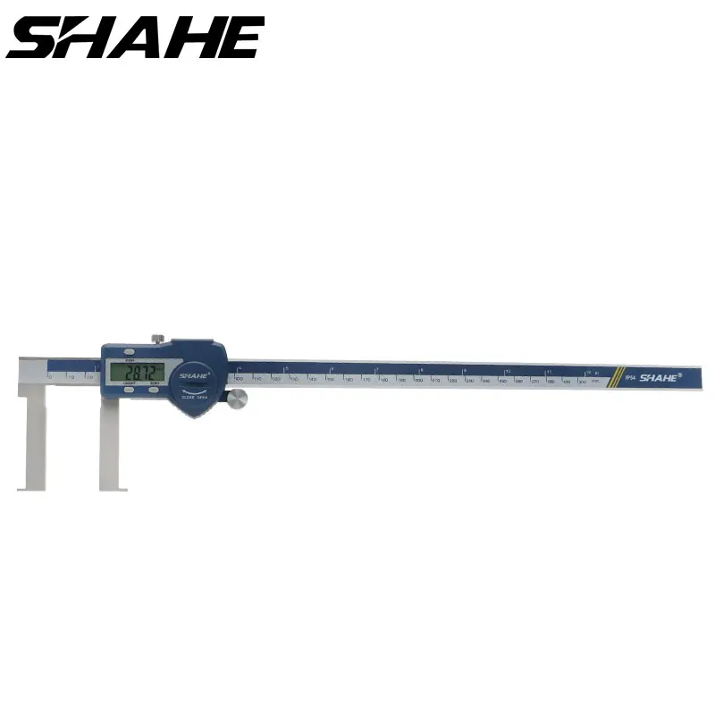 shahe 30-300 mm inside groove digital caliper with flat point vernier micrometer measuring tools | Инструменты