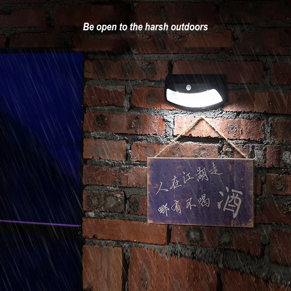 

LED Solar Light Smart Infrared PIR Motion Sensor Wall Lamp Solar Powered Waterproof Street Light Garden Yard Decoration Outdoor