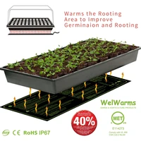 aueuusuk plug waterproof seedlings heating mat 50x25cm plant seedes germination propagation clone starter pad garden supplies