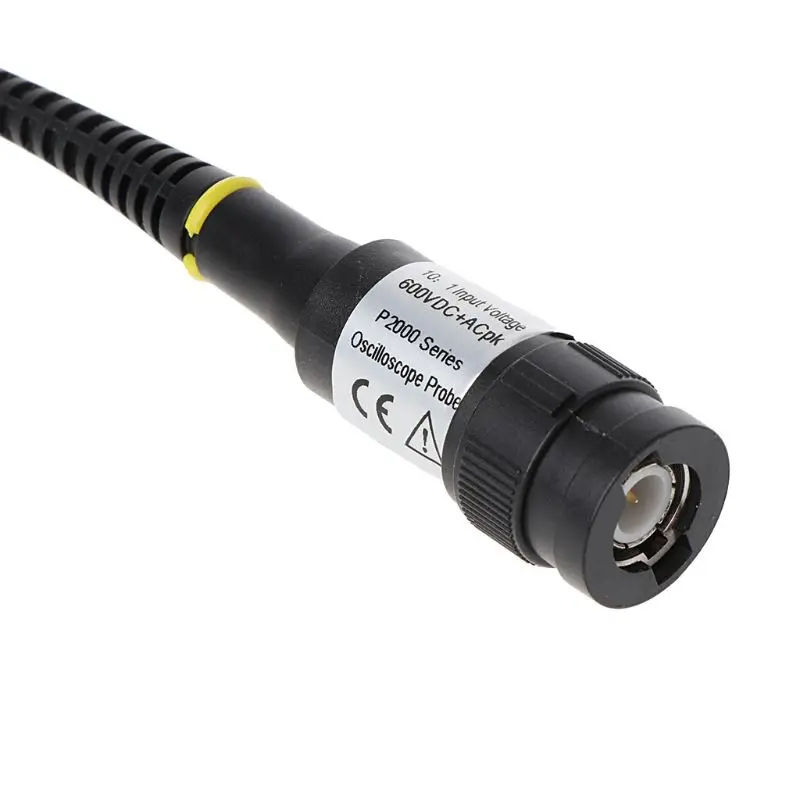 

1X 10X P2200 200MHz High Precision Oscilloscope Probe Alligator Test Clip with Adjustable Attenuation Rate