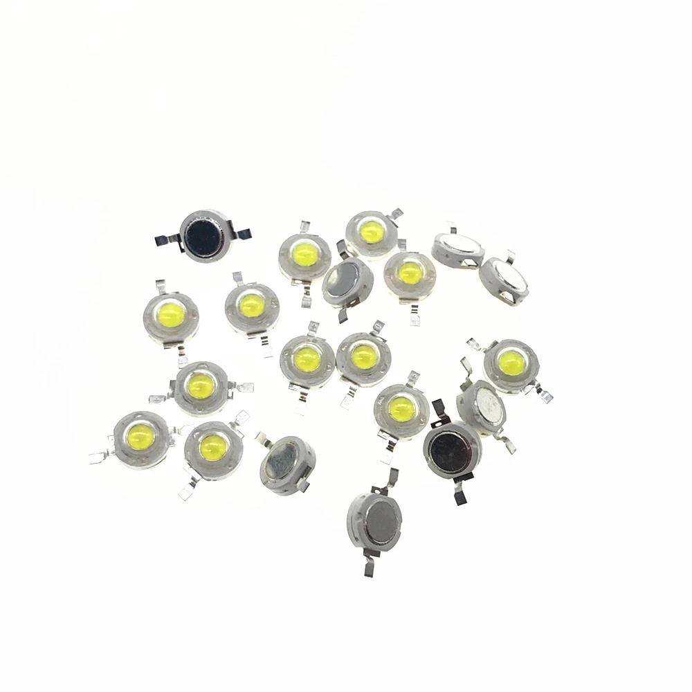 20 шт. светодиодный светодиодные диоды холодный белый свет 1 вт светоизлучающий