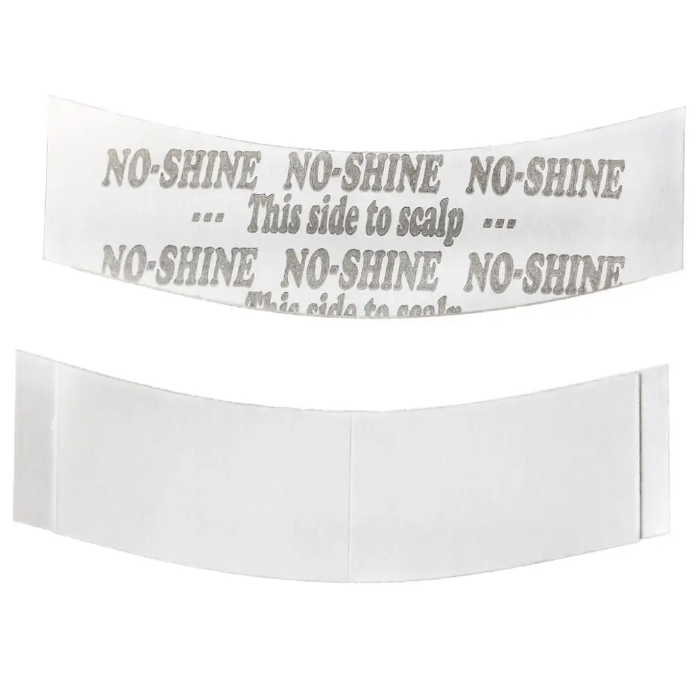 Не-shine hair пряди для торговля 36 шт./лот, 7,6 см x 2,2 см; склоны отсутствуют-блеск лента для накладки/мужской парик
