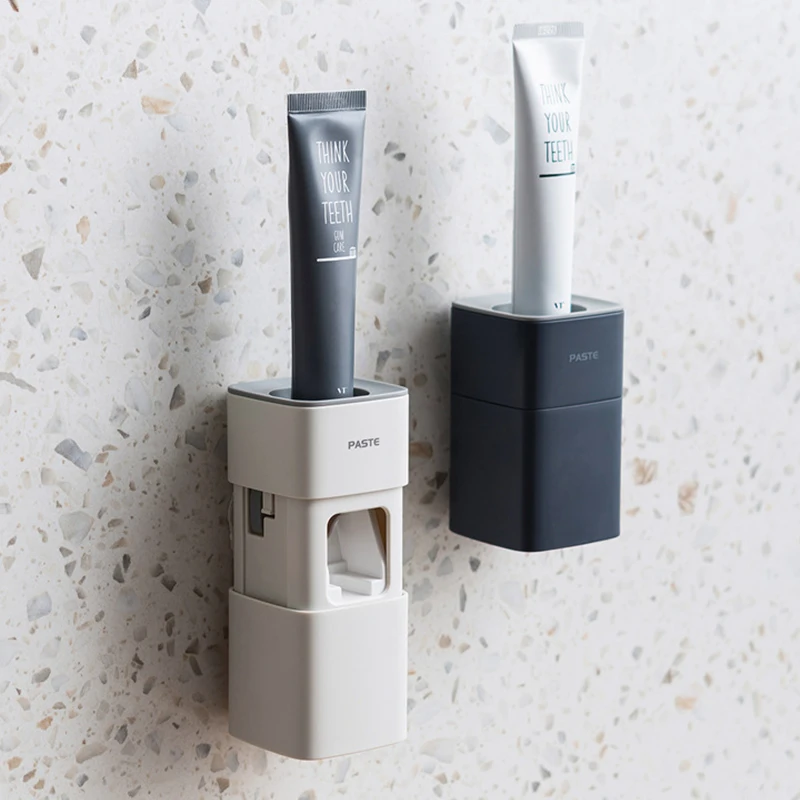 Автоматический диспенсер для зубной пасты настенный держатель зубных щёток