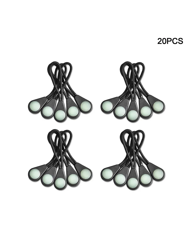 

Ultra-Bright Glow in The Dark Night Zipper Pull Ideal kit Markers for Coats, Jackets, rucksacks and Tent Zippers for Camping