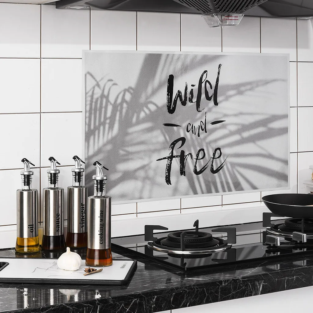 Толстая кухонная маслостойкая настенная бумага из алюминиевой фольги