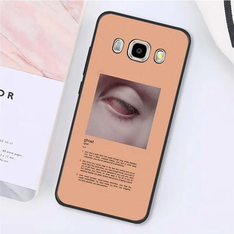 Babaite розовая эстетика песни текст эстетический чехол для телефона Samsung Galaxy J7 J6 J8 J4