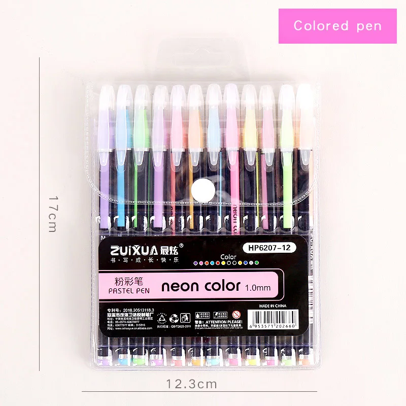 Colored pen Детские маркеры для рисования художественные Маркеры детские подарочные металлические/Пастельные/ручка с блестками фломастеры дл - Цвет: Colored pen