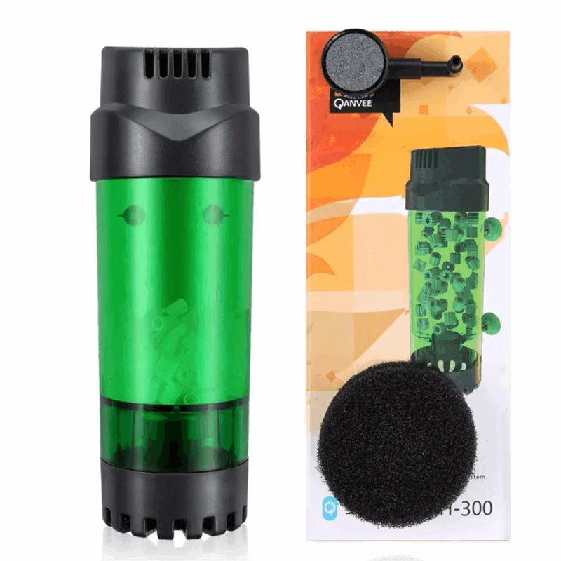 HONGYI Fluidized Moving Bed Filter Bubble Bio Media Reactor for Hydroponics Pond with Air Stones Fish Tank Sponge MBBR | Дом и сад