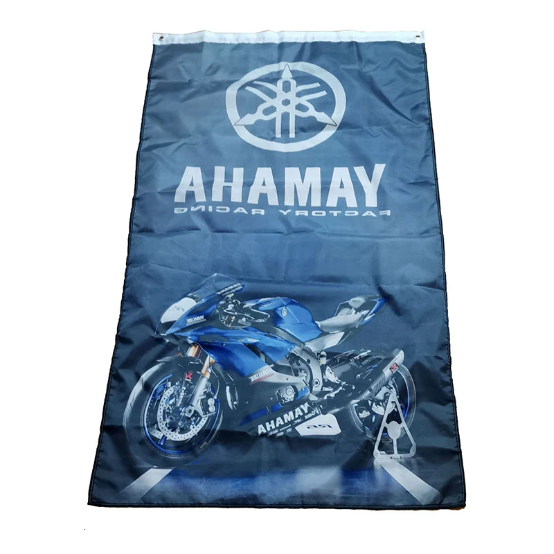 Флаг Yamaha Racing 90*150 см размер рождественские украшения для дома и сада