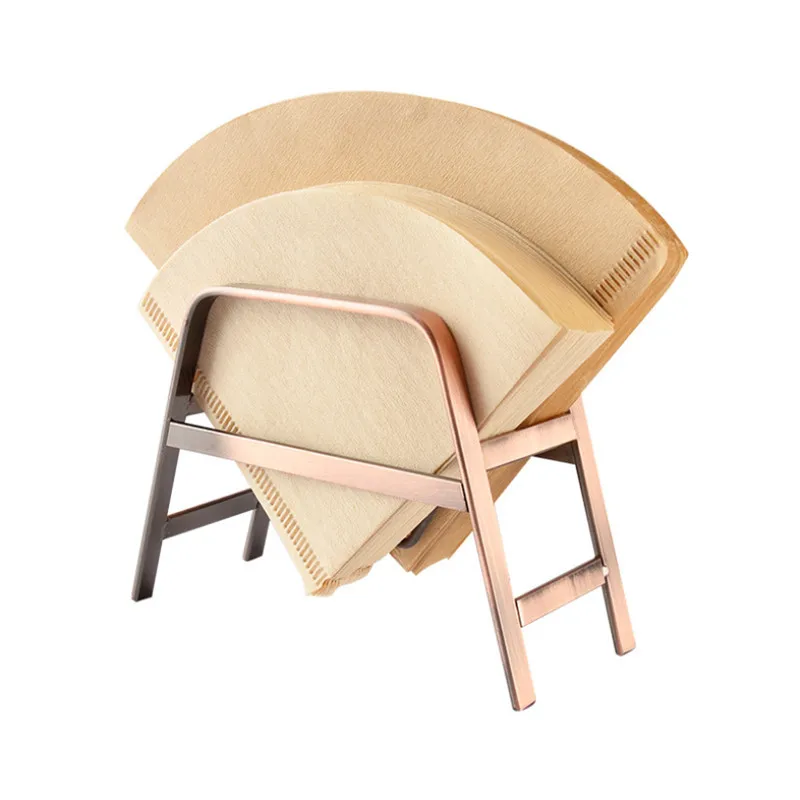 Современный Креативный бамбуковый держатель для кофейного фильтра V60 ручной