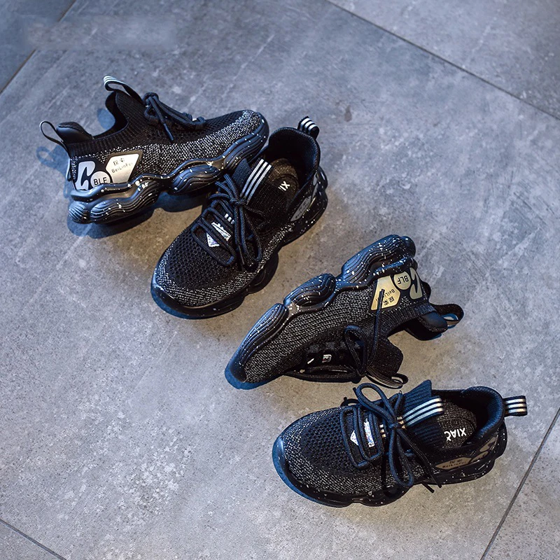 Детские спортивные кроссовки слипоны Повседневные для маленьких девочек