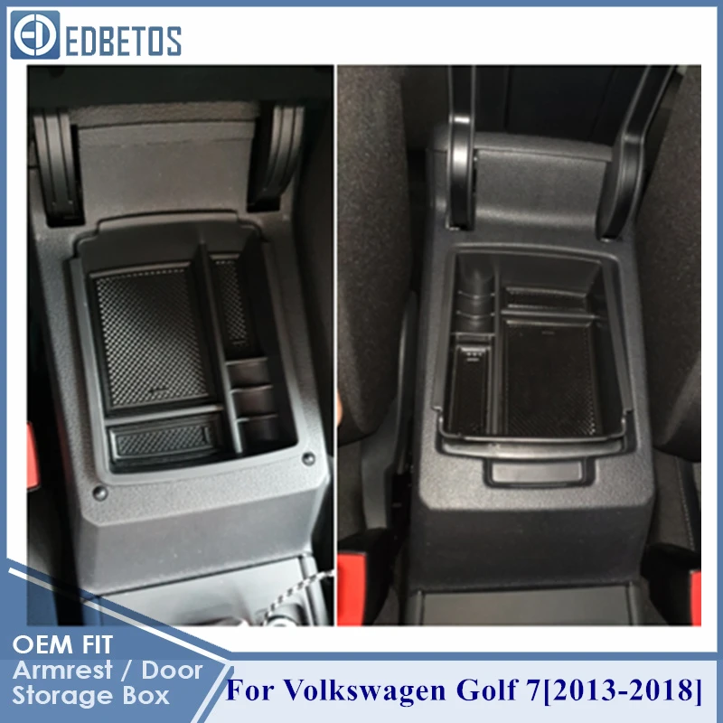 Автомобильный центральный подлокотник центральной консоли для Volkswagen VW Golf 7 Mk7