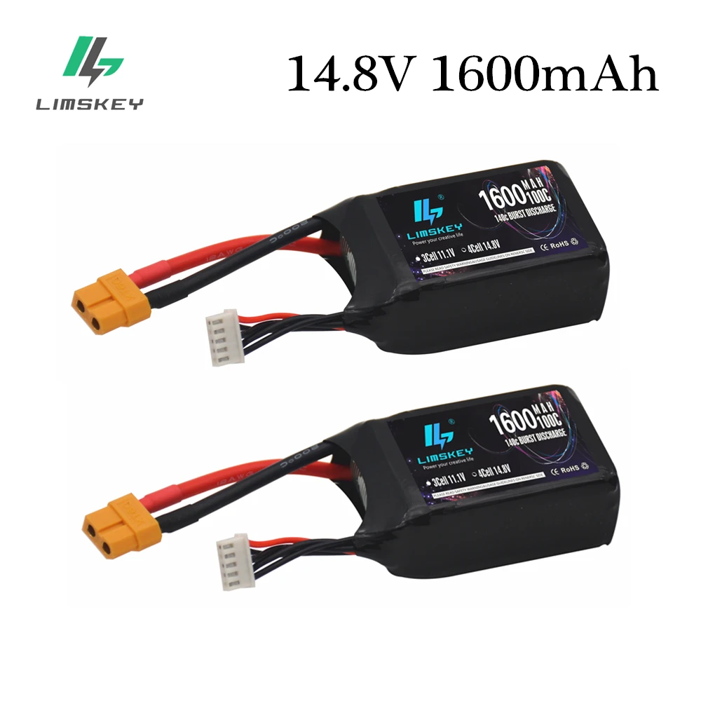 аккумулятор lipo 148 в 1600 ма · ч 4s rc 100c lipo с р