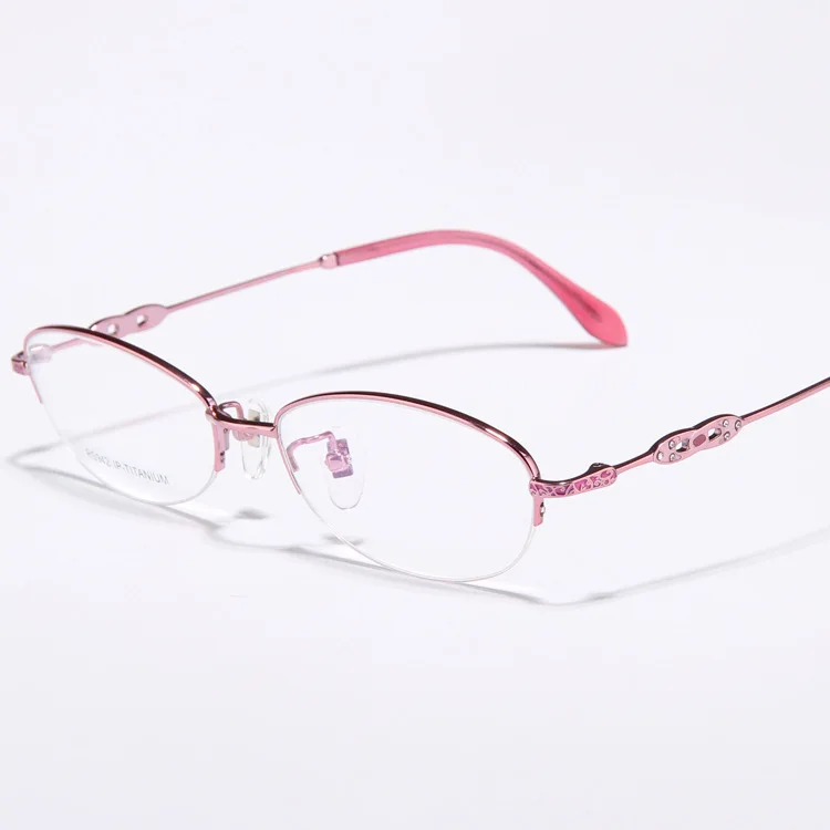 Чистая титановая оправа для очков женский темперамент изысканные модели богини