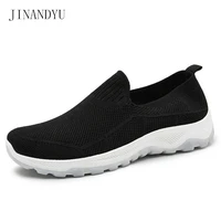 loafers sneakers summer mesh men casual shoes slip on black shoes men light fashion sport shoes for man outdoor sneakers homme