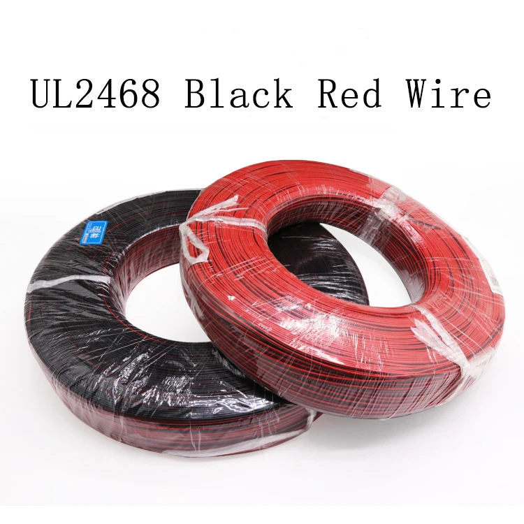 UL2468 26AWG 2-контактный провод 0 15 ММ ПВХ изолированный удлинитель луженая медь