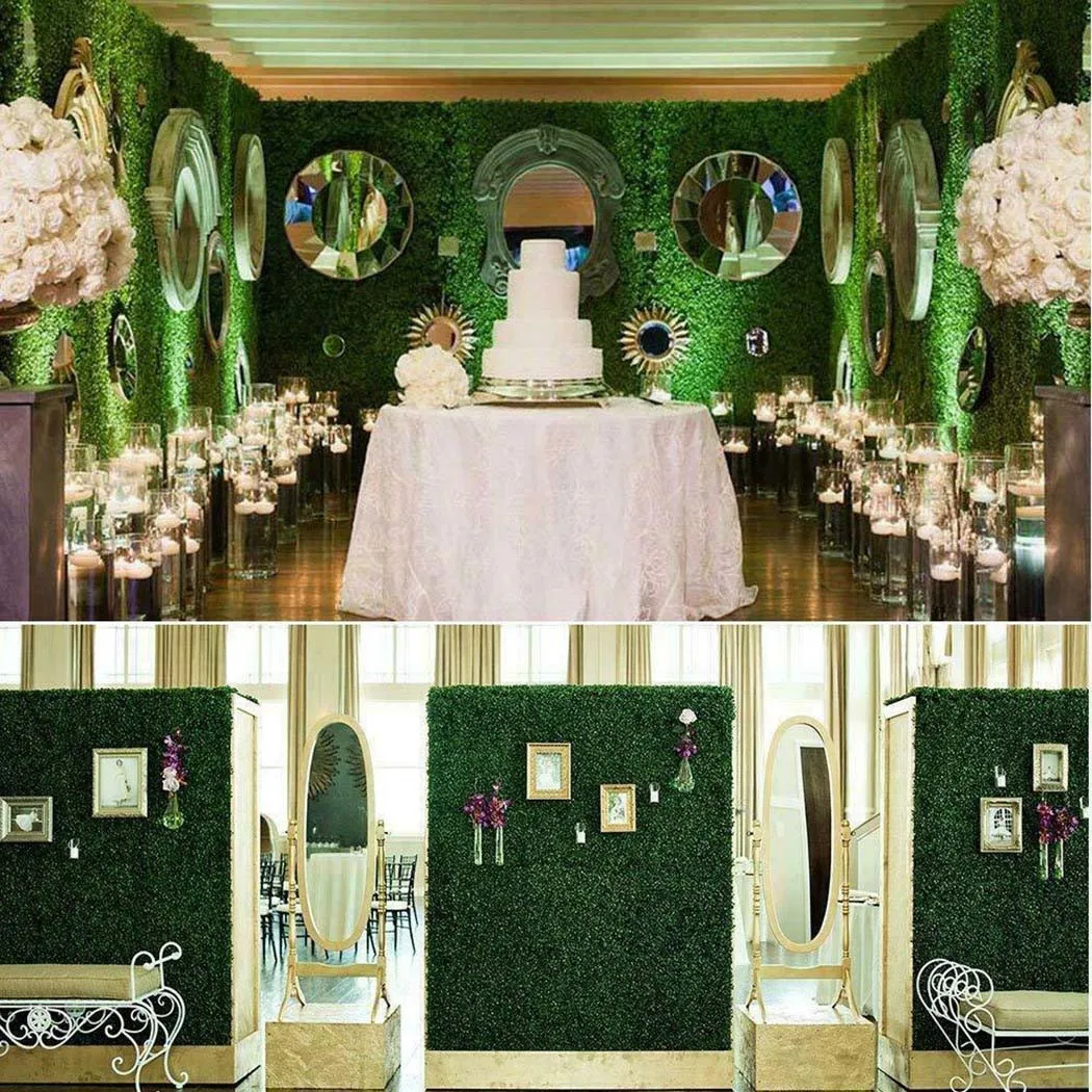 

40*60cm Artificial Lawn Green Planting Wall Artificial Plastic Fake Lawn Decoration Encrypted Milan Grass In Stock Drop Ship