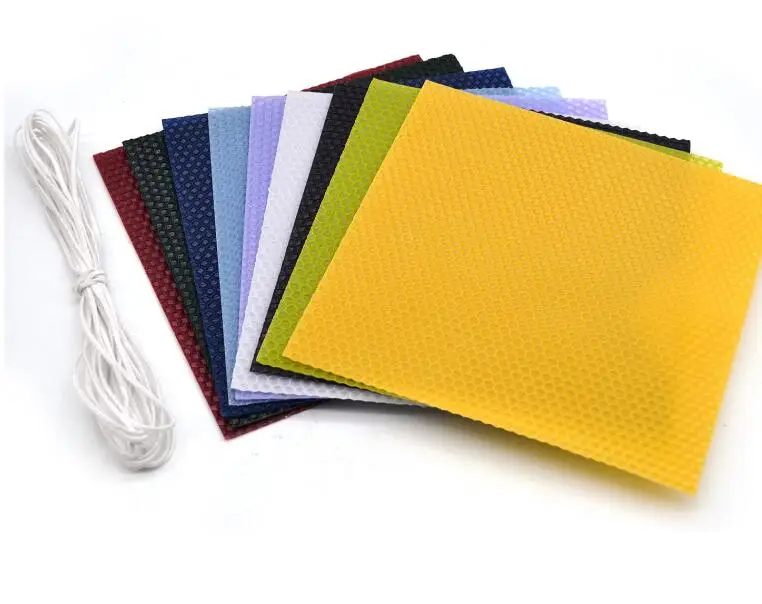 20x20 см пчелиный воск в таблетках детская свеча ручной работы сотовый лист ins