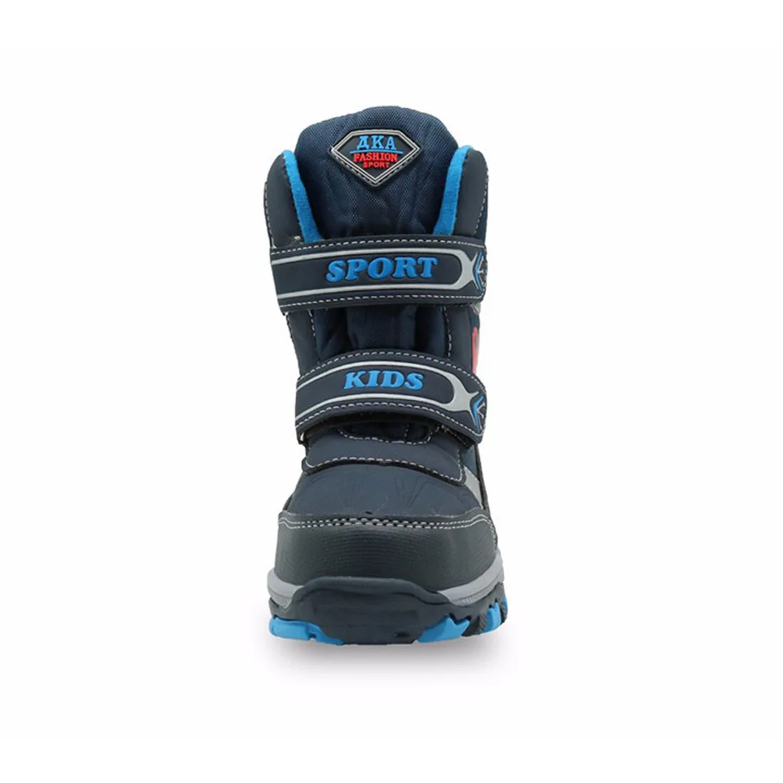 Зимние сапоги до середины икры для мальчиков теплые шерстяные Плюшевые Детские