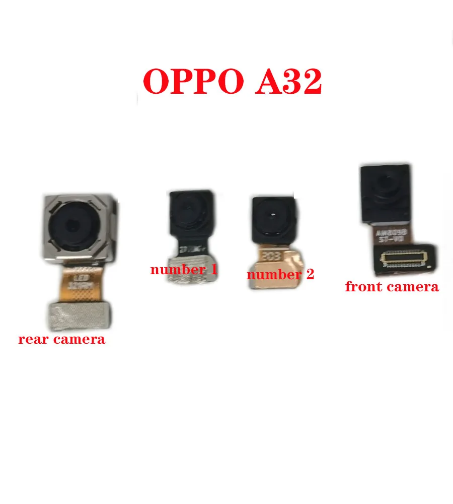 

Новый оригинальный для OPPO A32 задняя камера + Передняя маленькая камера гибкий кабель Замена гибкого кабеля