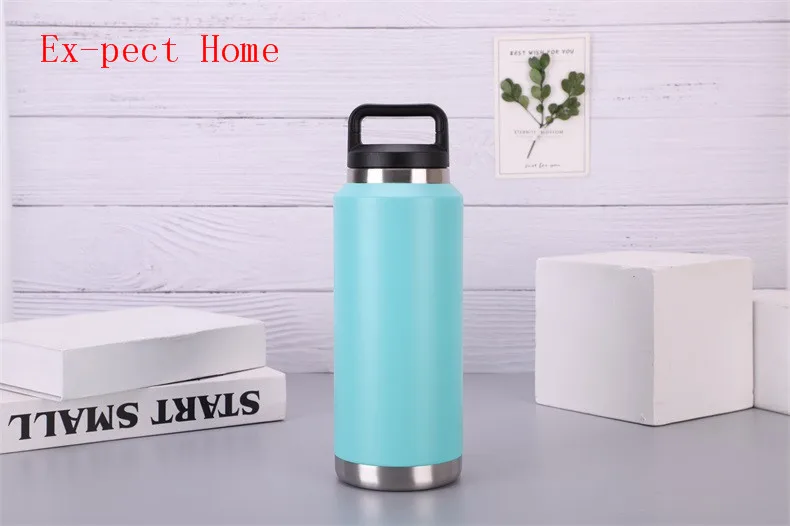 25 шт. 36 унций бутылка для воды с широким горлом вакуумная изолированная двойными