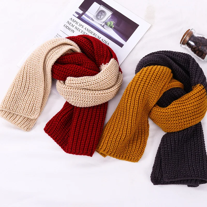 Модный кашемировый шарф в стиле пэчворк для мужчин и женщин японский корейский