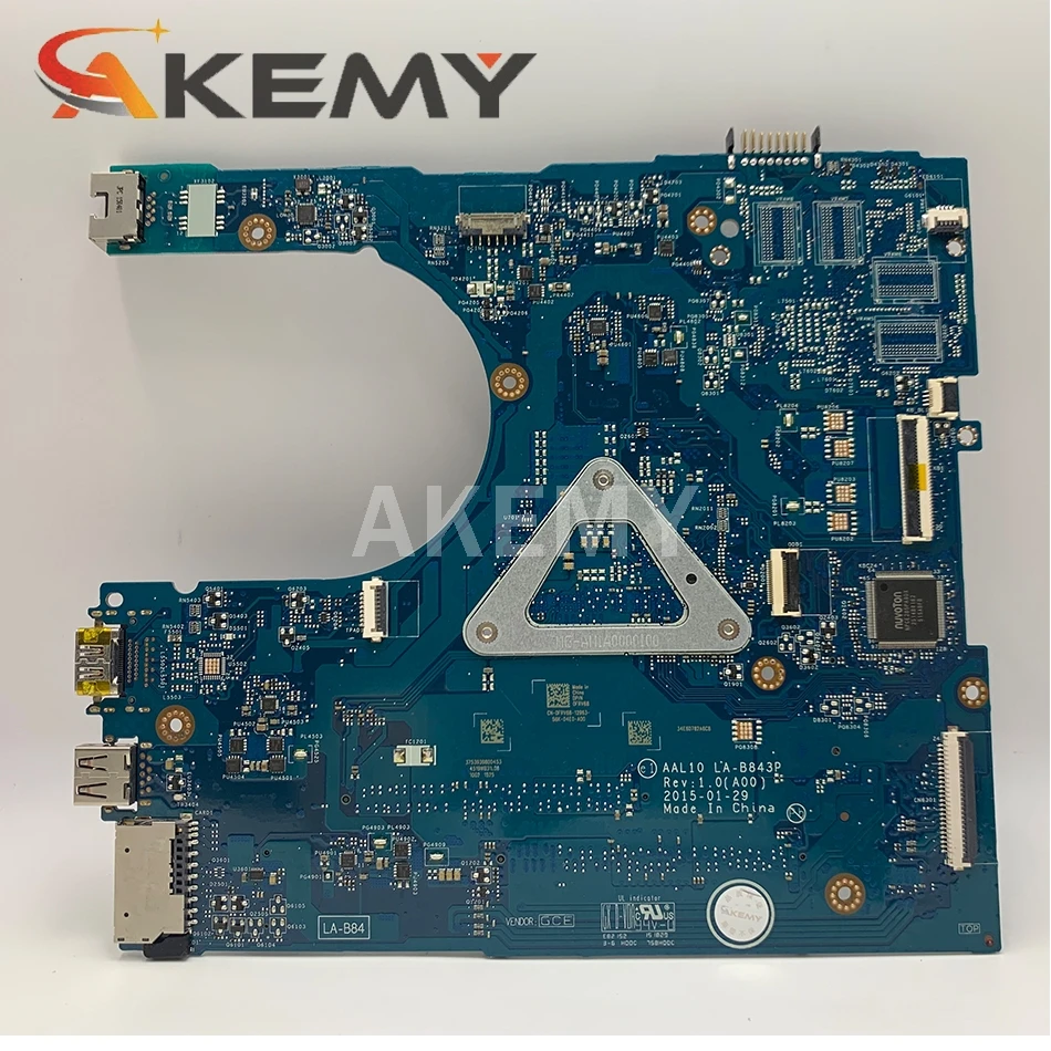 

ERILLES for dell inspiron 5558 5758 5458 motherboard SR1EN i3-4030 cpu built-in CN-0W45H6 W45H6 0W45H6 AAL10 LA-B843P test well