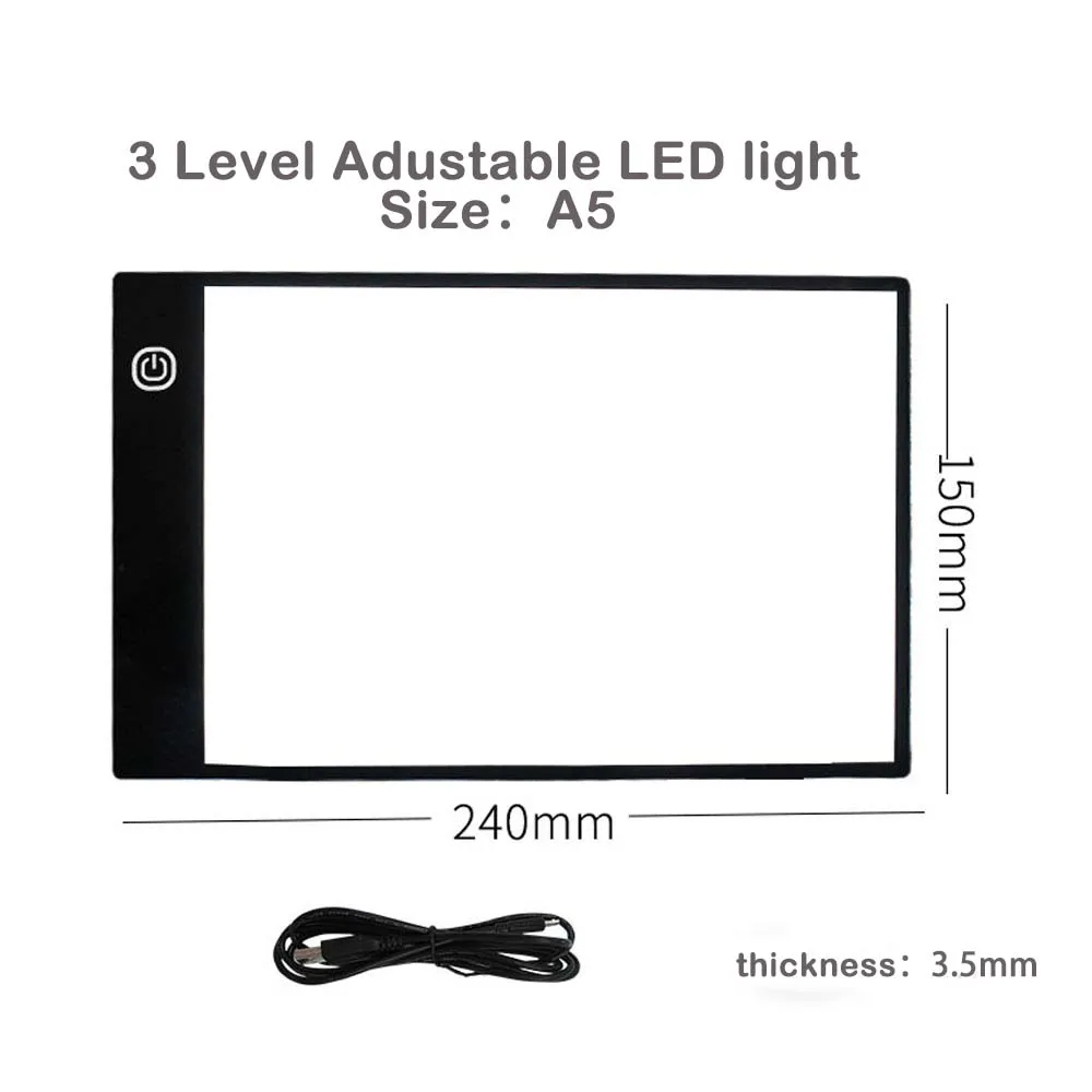 A5 светодиодный светильник живопись эскизная доска копия для рисования зарядка