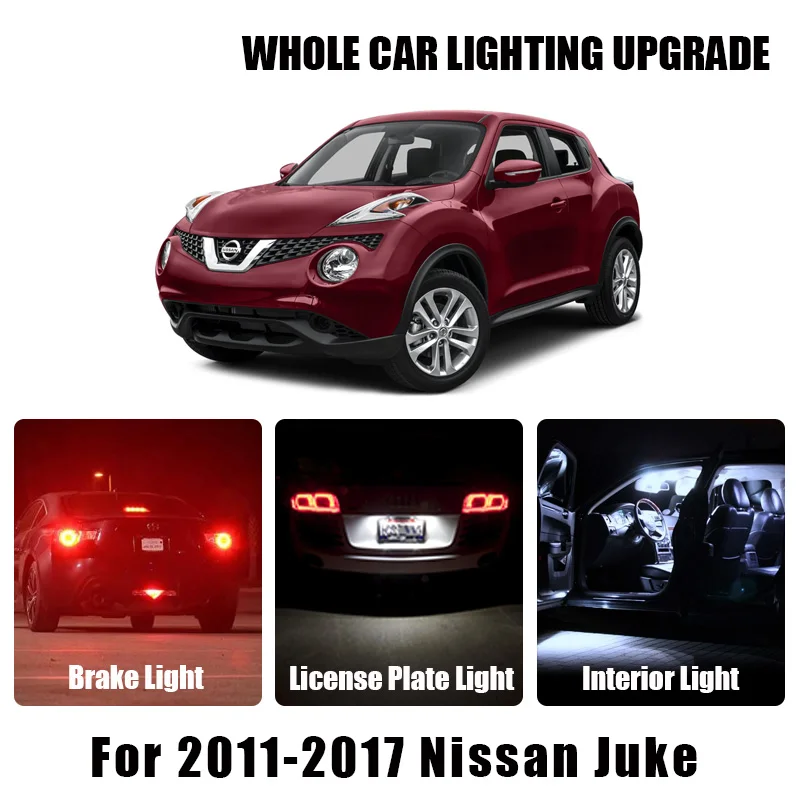 Автомобильные светодиодсветодиодный лампы поворотники для Nissan Juke 2011 2017 стоп